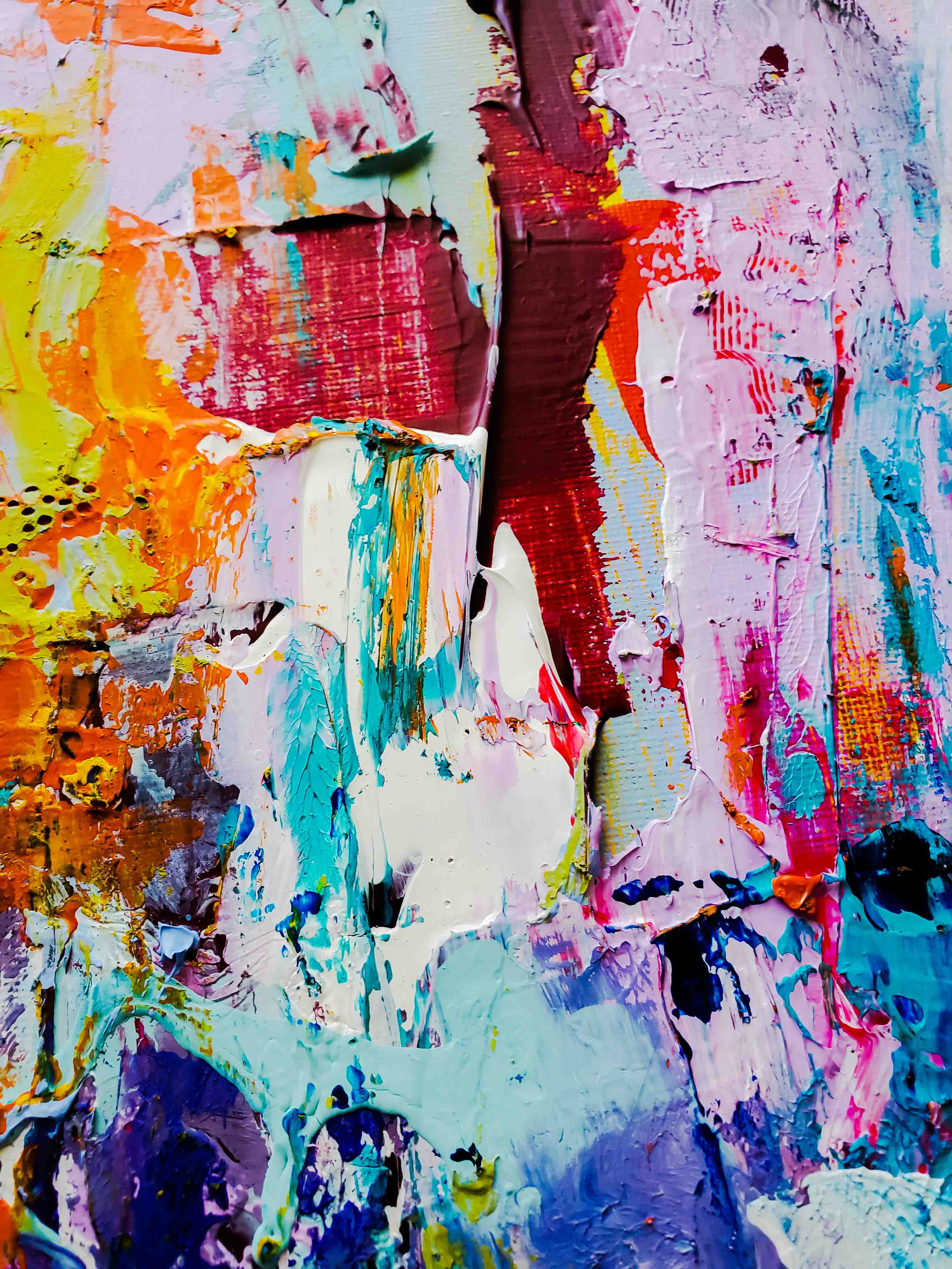 a textured painting