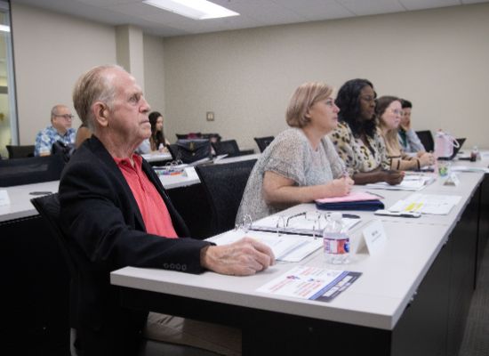 students in leadership certificate program