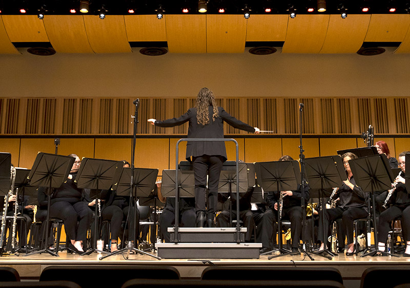 沙巴官网 student conducting
