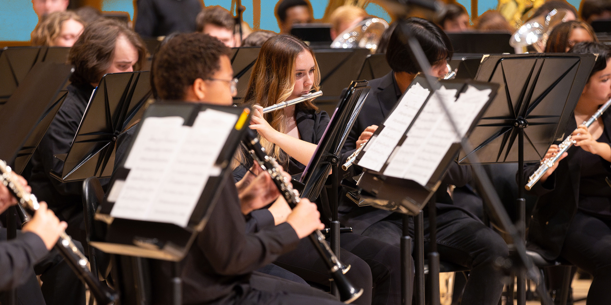 Wind Ensemble performing