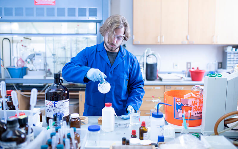 Chemistry student