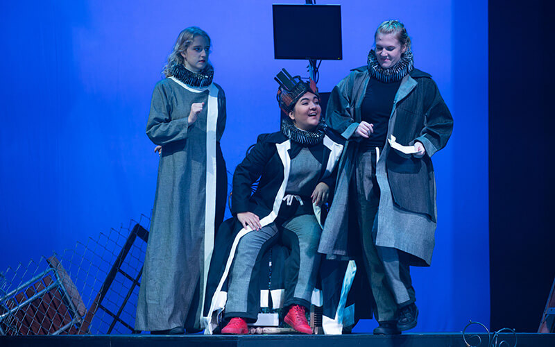 Theatre students