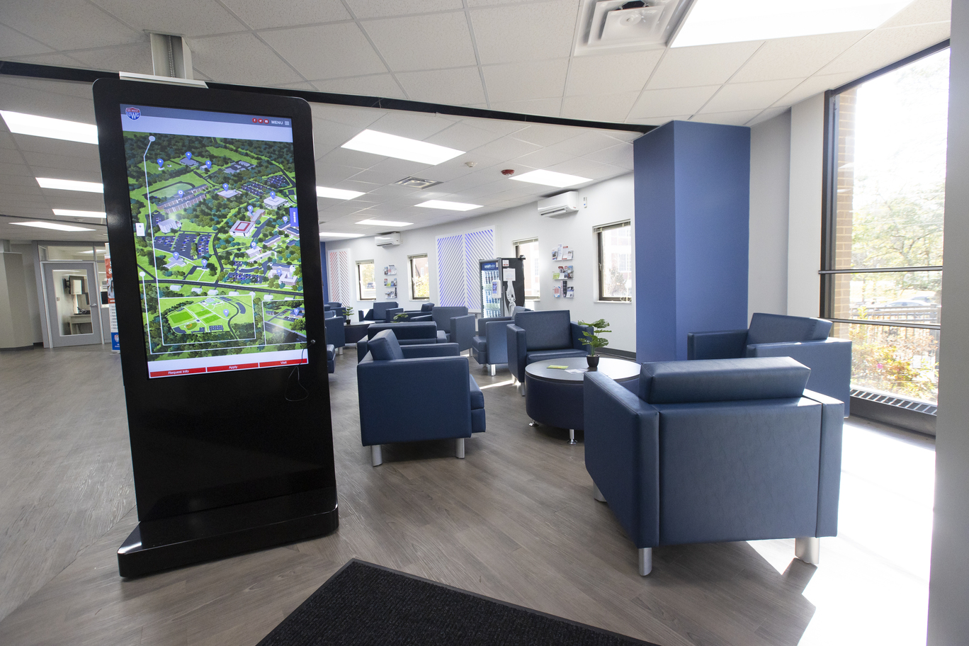 Front of Momentum Center with directory display
